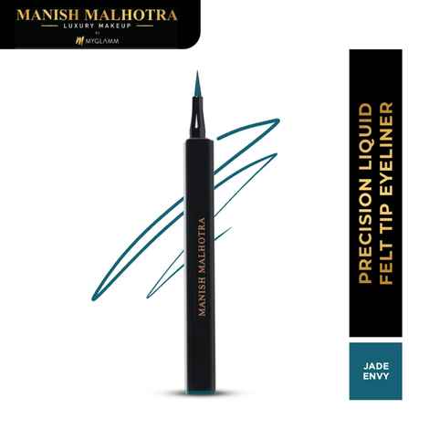 Buy Manish Malhotra Beauty By MyGlamm Precision Liquid Eyeliner-Jade Envy-1 gm - Purplle