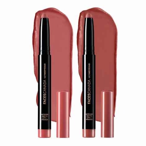 Faces Canada HD Matte Lipstick Tea Rose & Natural Coco 2.8 gm