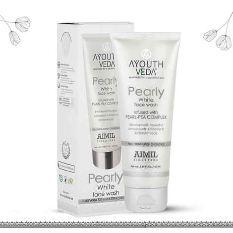 Buy Ayouthveda Pearly White Face Wash (100 Ml) - Purplle