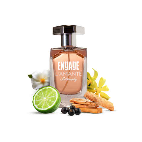 Buy Engage L'amante Intensity Eau De Parfum for Women, Woody Fragrance Scent, Premium Perfume for Women, Long Lasting and Skin Friendly, 100ml - Purplle