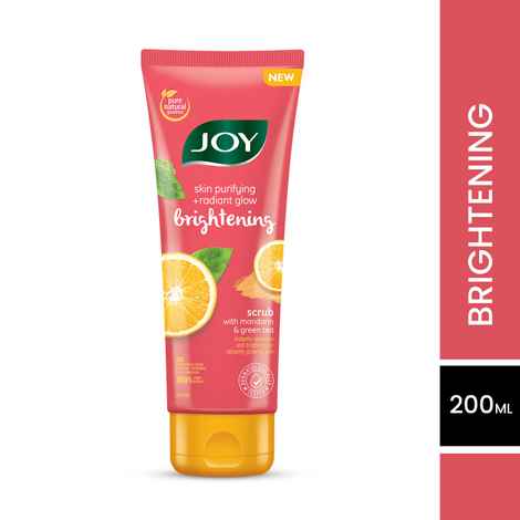 Joy Skin Purifying & Radiant Glow Brightening Scrub With Mandarin & Green Tea 200 ml