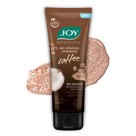 Buy Joy Skin Refreshing & Energising Anti Pollution Gel Scrub With Coconut & Coffee 200 ml - Purplle