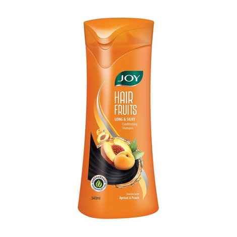 Buy Joy Hair Fruits Long & Silky Conditioning Shampoo Enriched with Apricot & Peach 340 ml - Purplle