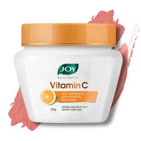 Buy Joy Revivify Vitamin C Face Mask | Spot Clarifying & Glow Boosting Mask | With Grapefruit, Tomato, Glycolic, Agran Oil, Calendula & Chamomile | Skin Brightening Vitamin C Face Pack | 250 gm - Purplle