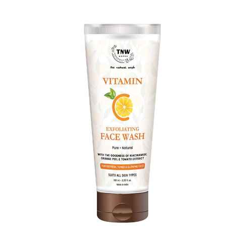 Buy TNW The Natural Wash Vitamin C Exfoliating Face wash For Refreshed Toned & Glowing Face - (100 ml) - Purplle
