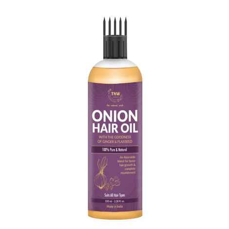 Buy TNW The Natural Wash Onion Hair Oil-(100 ml) - Purplle
