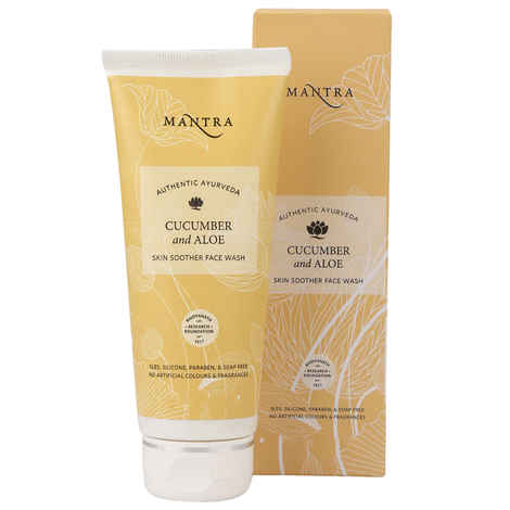 Buy Mantra Herbal Cucumber And Aloe Skin Soother Face Wash 50 ml - Purplle