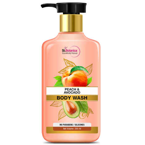 Buy St.Botanica Peach & Avocado Body Wash - No SLS / Sulphate, Parabens 250 ml - Purplle