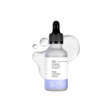 Buy Deconstruct Pore Control Serum with 2% Salicylic Acid & 3% Niacinamide,Fights Acne & Controls Oil (30 ml) - Purplle