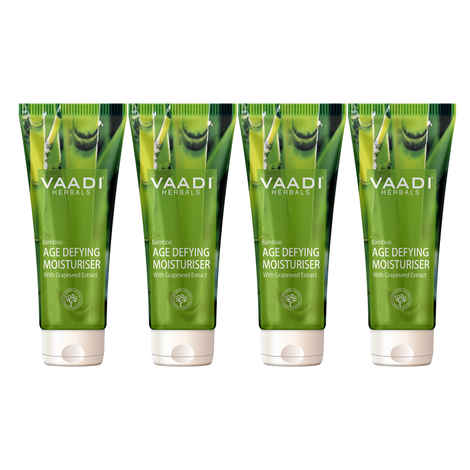 Buy Vaadi Herbals Bamboo Age Defying Moisturizer With Grapeseed Extract (60 ml)x4 - Purplle