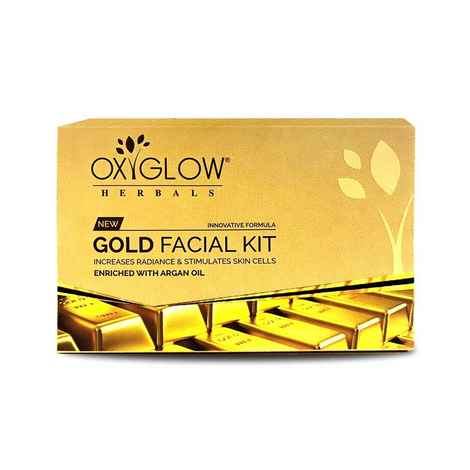 Buy OxyGlow Herbals Gold Facial kit,50 gm, Anti Ageing,Revitalize,Rejuvenate - Purplle