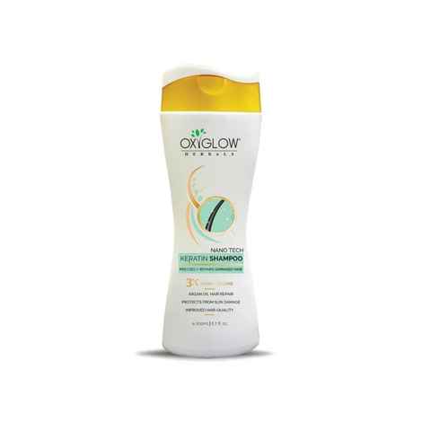 Buy Oxyglow Keratin Shampoo enriched with Argan oil - 200 ml - Purplle