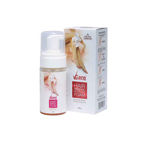 Buy VCare Hair Removal Spray Foam, 100 ml - Purplle