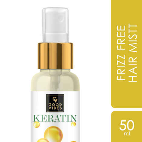 Buy Good Vibes Keratin Frizz Free Hair Mist (50ml) - Purplle