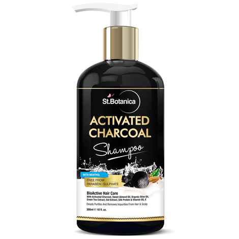 Buy St.Botanica Activated Charcoal Hair Shampoo (300 ml) - Purplle