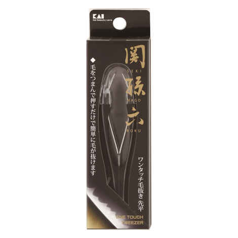Buy Kai Seki Magoroku One Touch Tweezer (Straigh 1 Pc - Purplle