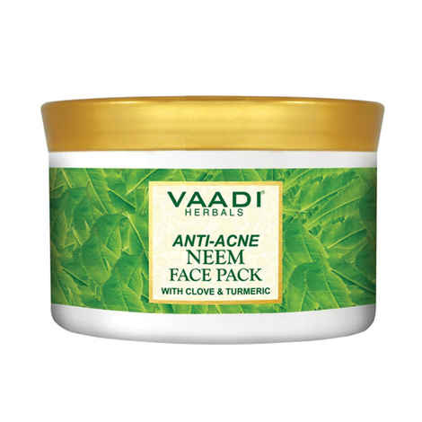 Buy Vaadi Herbals Anti Acne Neem Face Pack With Clove And Turmeric (600 gm) - Purplle