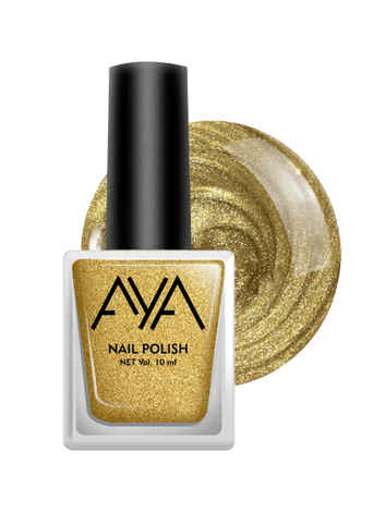 Buy AYA Nail Polish 03 Golden (10 ml) - Purplle