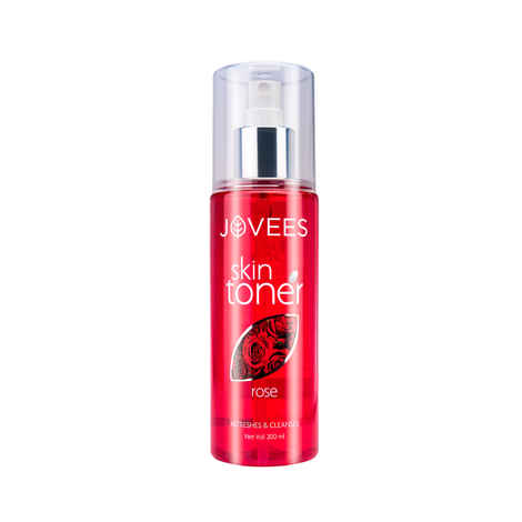 Buy Jovees Skin Toner Rose Refreshes And Cleanses 200 Ml - Purplle