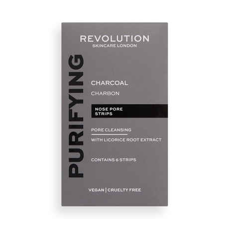 Buy Makeup Revolution Skincare Pore Cleansing Charcoal Nose Strips - Purplle