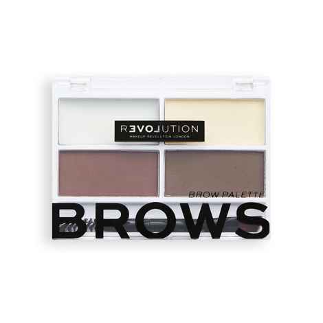 Buy Makeup Revolution Relove Colour Cult Brow Palette Dark 3.2 GM - Purplle
