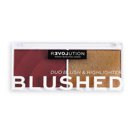 Buy Makeup Revolution Relove Colour Play Blushed Duo Wishful 5.8 GM - Purplle