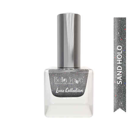 Buy Bella Voste,Sand Holo, Grey/Black- 404 - 10 ml - Purplle
