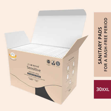 Buy Carmesi Sensitive Pads-Without Disposal Bags (Box of 30 XXL) - Purplle
