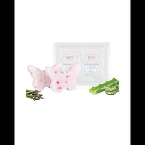 Buy GlutaGlow Dermatologically Tested Moisturizing Soap, White 150 gms Pack of 2 Soaps - Purplle