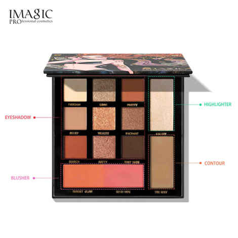 Buy IMAGIC PROfessional Cosmetics The Lorelei 13 Color Makeup Palette (15.8g) EY-334 - Purplle
