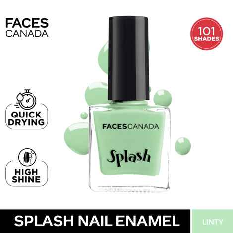 Buy FACES CANADA Ultime Pro Splash Nail Enamel - Linty 45 (8ml) | Quick Drying | Glossy Finish | Long Lasting | No Chip Formula | High Shine Nail Polish For Women | No Harmful Chemicals - Purplle