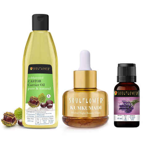 Buy Soulflower Dry Patch Care Monthly Regime, for cleansed, moisturized & hydrated skin 3 Pcs - Purplle