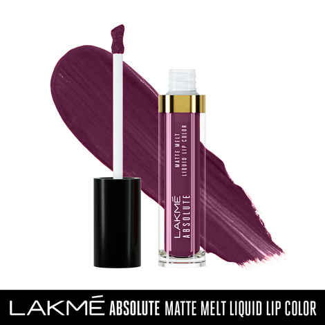 Buy Lakme Absolute Matte Melt Liquid Lip Color, Mulberry Feast, 6 ml - Purplle
