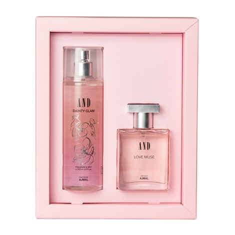 Buy AND Love Muse Eau De Parfum 50ML & Dainty Glam Body Mist 200ML for Women Crafted by Ajmal - Purplle