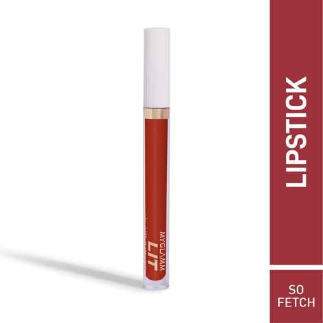 Buy MyGlamm LIT Liquid Matte Lipstick-So Fetch (3 ml) - Purplle
