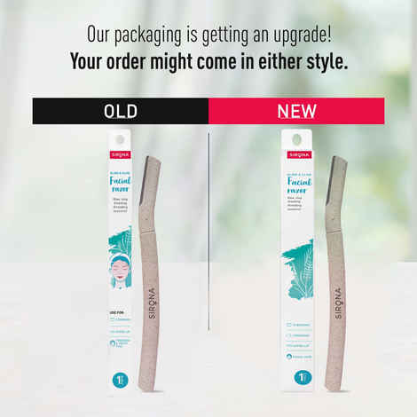 Buy Sirona Reusable Blink & Glow Face Razor for Women - 1 Razors | Painless Facial Hair Removal | Eyebrow Shaper | For Eyebrows, Upper Lip, Forehead, Peach Fuzz, Chin and Sideburns | Dermaplaning Tool 1 pc - Purplle