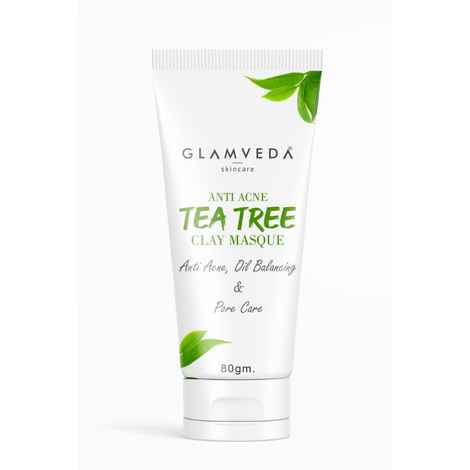 Buy Glamveda Acne Solution Tea Tree Clay Masque (80 gm) - Purplle