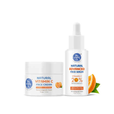 Buy The Moms Co. Natural Advanced Vitamin C Skin Brightening Duo (virtual combo) Combo of 2 - Purplle