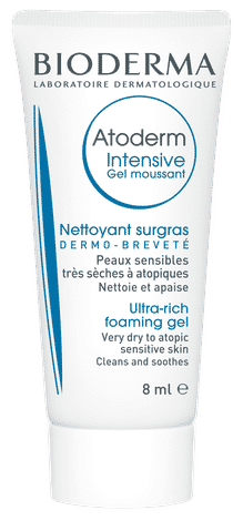 Bioderma Atoderm Intensive Face And Body Gel Wash For Infants, Babies,Teens and Adults, Mini Pack 8 ml