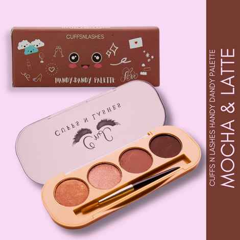 Buy Cuffs N Lashes Handy-Dandy Eyeshadow Palette, Mocha & Latte - Purplle