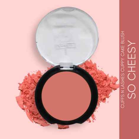 Buy Cuffs N Lashes Cuppy Cake Blush, So Cheesy - Purplle
