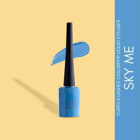 Buy Cuffs N Lashes Color Pop Eyeliner, Blue, Sky Me - 6 ml - Purplle