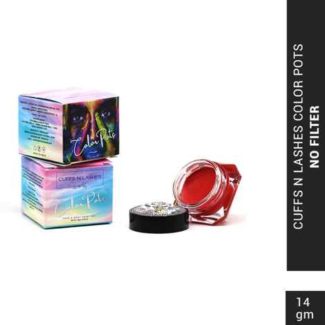 Buy Cuffs N Lashes Color Pots, No Filter - 14 gm - Purplle
