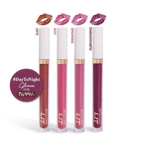 Buy MyGlamm LIT Liquid Matte Lipstick Comb-2 - Purplle
