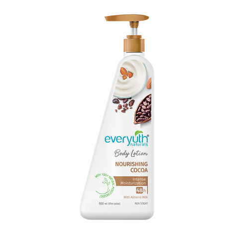 Buy Everyuth Naturals Body Lotion Nourishing Cocoa 500 ml - Purplle