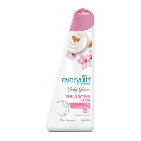 Buy Everyuth Naturals Body Lotion Rejuvenating Flora 200 ml - Purplle
