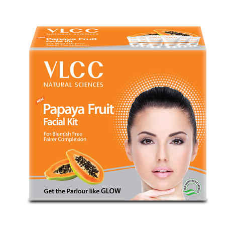 Buy VLCC Papaya Fruit Facial Kit (60 g) - Purplle