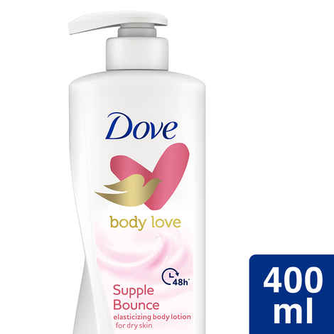 Buy Dove Body Love Supple Bounce Body Lotion for Dry Skin Paraben Free, 400 ml - Purplle