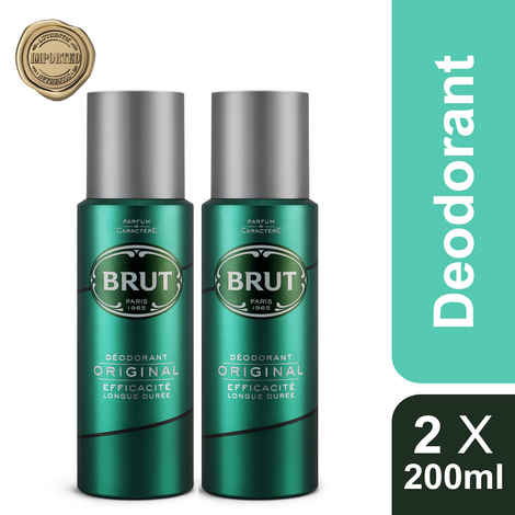 Buy Brut Original Deodorant Spray For Men, Fresh Long Lasting Fragrance PO2, 200 ml - Purplle