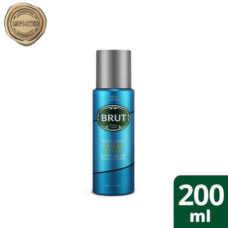 Brut Sport Style Deodorant For Men, Long Lasting & Athletic Fragrance Deo, 200 ml
